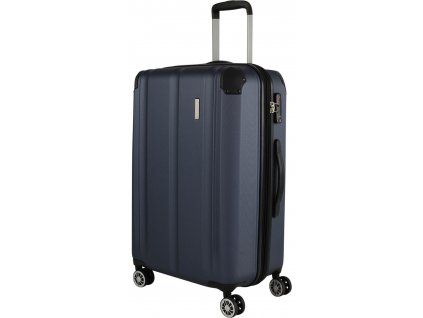 Modrý cestovní kufr travelite city 4W M 73048-20 - hlavní obrázek