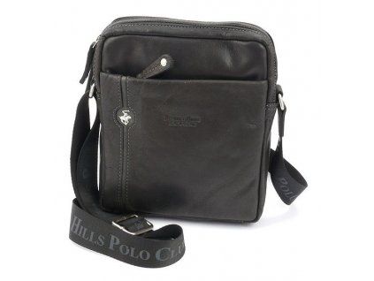Černá taška crossbody kožená BHPC explore m+ BH-382-01 - hlavní obrázek
