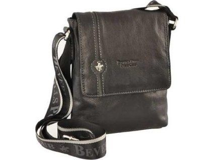 Černá taška crossbody kožená BHPC explore M BH-383-01 - hlavní obrázek