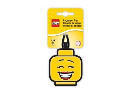 LEGO Iconic Jmenovka na zavazadlo - hlava dívky
