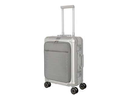 Stříbrný cestovní kufr travelite NEXT 2.0 4W S FP 79846-56 - hlavní obrázek