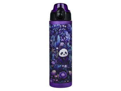 Fialová láhev na pití Baagl Tritan 700 ml Jungle Panda - A-33422 - hlavní obrázek