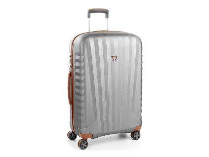 Stříbrný cestovní kufr roncato e-lite M 523234-45 - hlavní obrázek