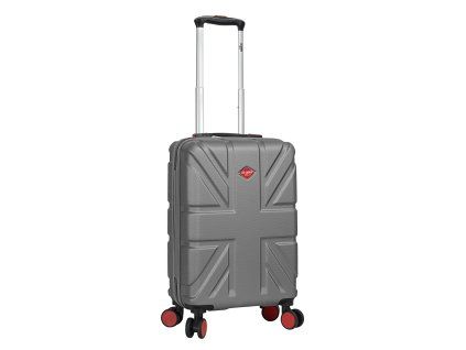 Stříbrný kabinový kufr Lee Cooper S LC31103-56 - LC31103-56-13 - hlavní obrázek