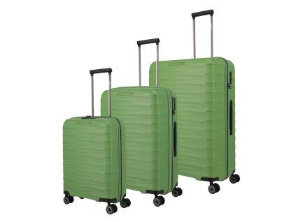Zelená sada cestovních kufrů Travelite Mooby S,M,L - 76840-80 - hlavní obrázek