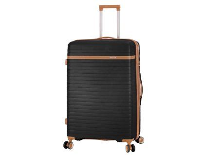 Černý / koňakový cestovní kufr madisson stripe 4W L 63703-76-01 - hlavní obrázek