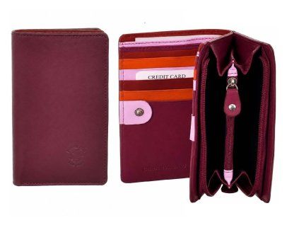Fuchsiová dámská peněženka Beverly Hills Polo Club Colorfull combi - BH-2968-30 - hlavní obrázek