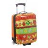 Oranžový dětský kufr snowball sovičky 2W SX 65018R-45-10 - hlavní obrázek