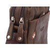 Hnědá taška crossbody kožená BHPC explore m+ BH-382-25 - pátý obrázek