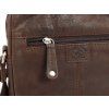 Hnědá taška crossbody kožená BHPC explore m+ BH-382-25 - šestý obrázek