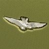 Khaki cestovní kufr aeronautica militare force L AM-220-70-33 - čtvrtý obrázek