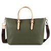 Olivová dámská kabelka bugatti ELLA shopper M 493624-84 - pátý obrázek