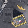 Tmavě modrý batoh aeronautica militare pilot L AM-476-05 - pátý obrázek