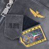 Antracitový batoh aeronautica militare pilot L AM-476-23 - pátý obrázek
