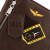 Hnědá taška cross aeronautica militare pilot L AM-471-25 - čtvrtý obrázek