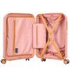 Zlato růžový cestovní kufr snowball 4W S 49403-56-25 - druhý obrázek