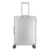 Stříbrný cestovní kufr travelite NEXT 2.0 4W M 79848-56 - čtvrtý obrázek