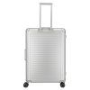 Stříbrný cestovní kufr travelite NEXT 2.0 4W L 79849-56 - čtvrtý obrázek