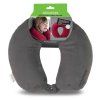 Šedé cestovní polštářek worldpack fleece 10479-1700 - hlavní obrázek