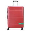Červený cestovní kufr benetton NOW by delsey 4w L B3762821-04 - třetí obrázek