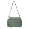 Zelená taška cross hedgren inner city emily multipocket HIC431-876 - sedmý obrázek