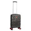 Stříbrný cestovní kufr Lee Cooper S - LC31103-56-13 - čtvrtý obrázek