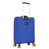 Modrý cestovní kufr snowball 4W S 48303-55-05 - pátý obrázek