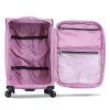 Růžový cestovní kufr Snowball 4W M - 48203-67-25 - druhý obrázek