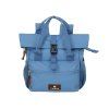 Modrá denim batoh travelite basics rollup mini 96334-24 - čtvrtý obrázek