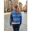 Modrá denim batoh travelite basics rollup mini 96334-24 - druhý obrázek