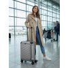 Stříbrný cestovní kufr travelite millennium 4W S pocket 7000746-56 - druhý obrázek