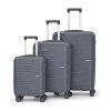Antracitový cestovní kufry set 3ks travelite pacific s,m,l 7000940-04 - hlavní obrázek