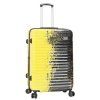 Černý / žlutá potisk cestovní kufr madisson spots 4W L 65203-76-01 - třetí obrázek