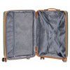 Mléčně bílý / koňakový cestovní kufr madisson stripe 4W S 63703-55-24 - druhý obrázek