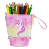 Růžový školní penál Baagl Pastelkovník Rainbow Unicorn - A-35457 - druhý obrázek