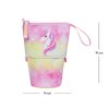 Růžový školní penál Baagl Pastelkovník Rainbow Unicorn - A-35457 - šestý obrázek