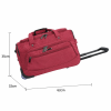 Cestovní taška na kolečkách Snowball 62cm 67762-02 - červená