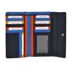 Modrá dámská peněženka Beverly Hills Polo Club Colorfull long combi - BH-2967-05 - třetí obrázek