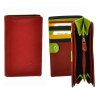 Červená dámská peněženka Beverly Hills Polo Club Colorfull combi - BH-2968-02 - hlavní obrázek