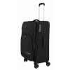 Černý cestovní kufr Travelite Kick off 4W M - 6948-01 - pátý obrázek