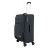 Antracitový cestovní kufr Travelite Kick off 4W M - 6948-04 - pátý obrázek