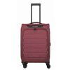 Červený cestovní kufr Travelite SKAII 4W M - 8000448-10 - čtvrtý obrázek